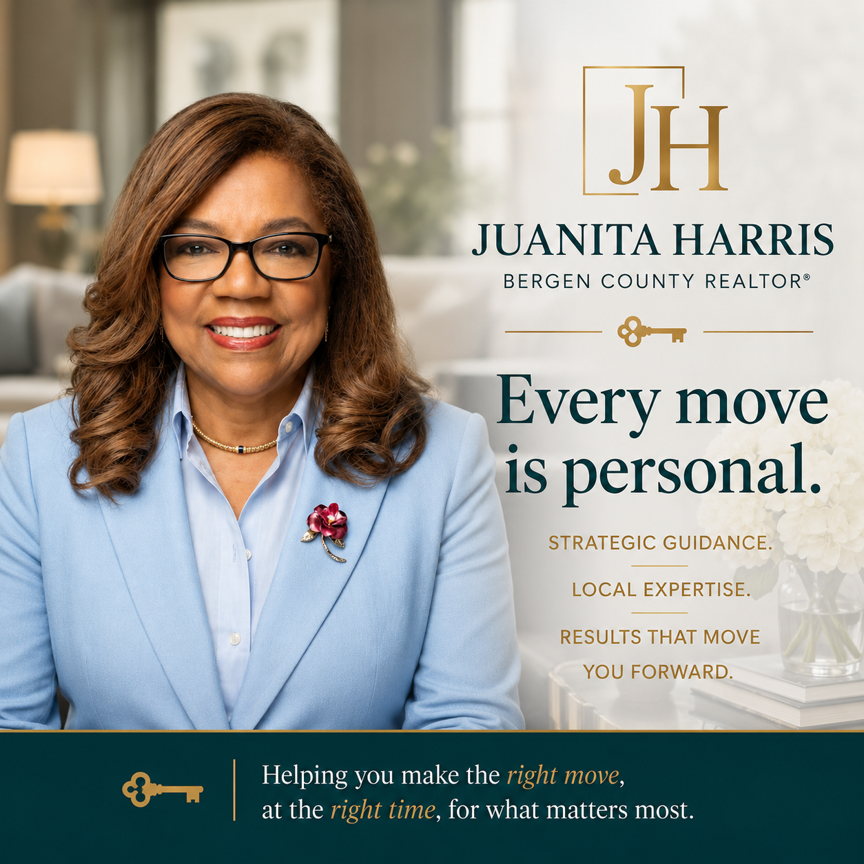 Juanita Harris — Bergen County Realtor®. Every move is personal.