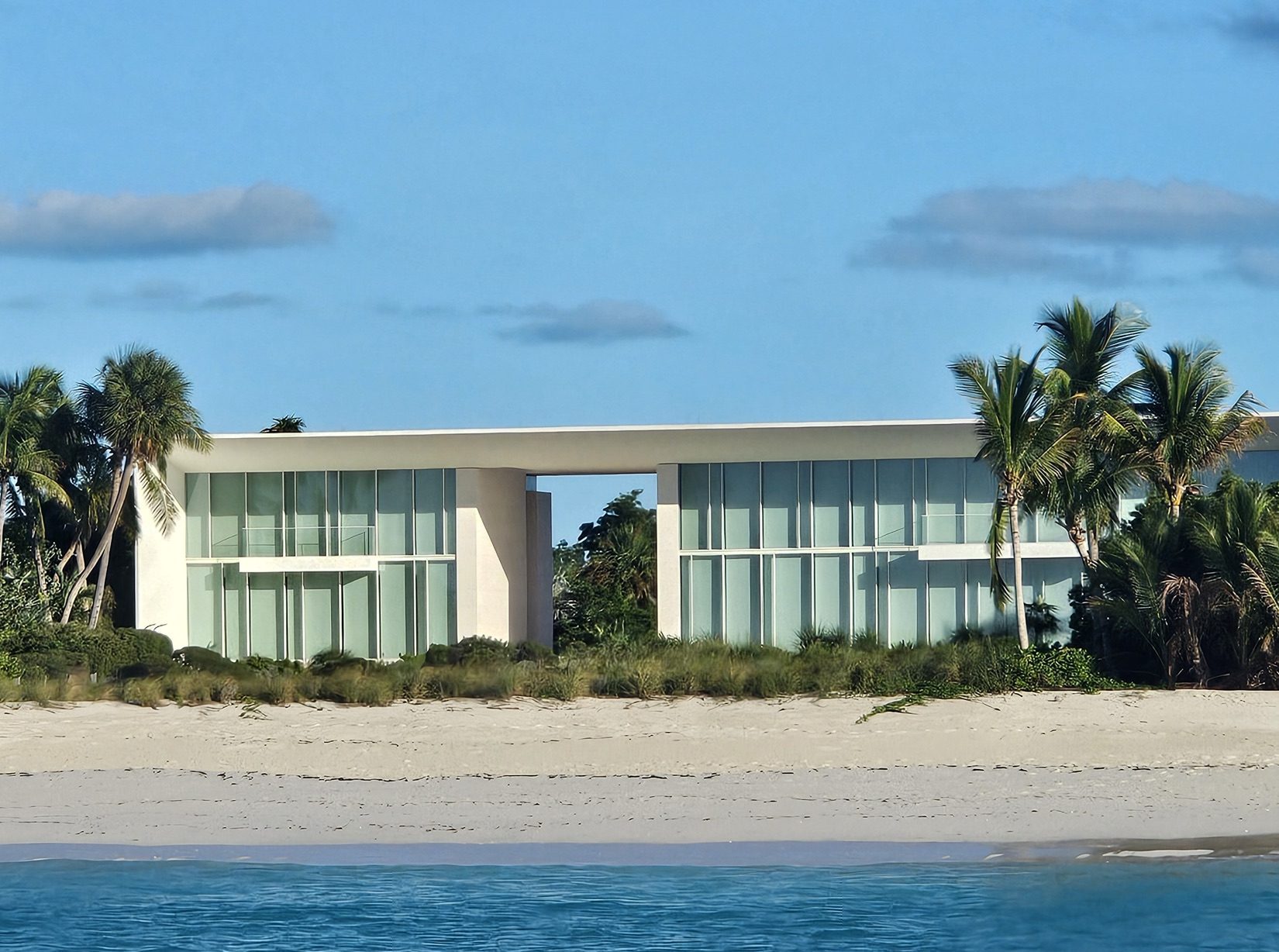 Modernist beachfront houses, Pine Cay, by Juanita Harris